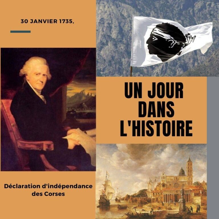30 janvier 1735, Déclaration d’indépendance des Corses