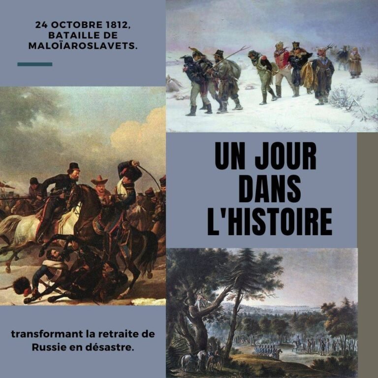 24 octobre 1812, bataille de Maloïaroslavets.