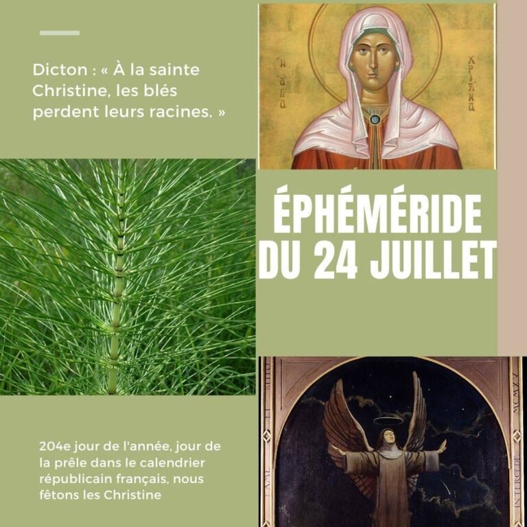 24 juillet, Sainte Christine
