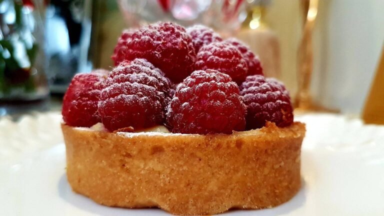 Sablé aux framboises