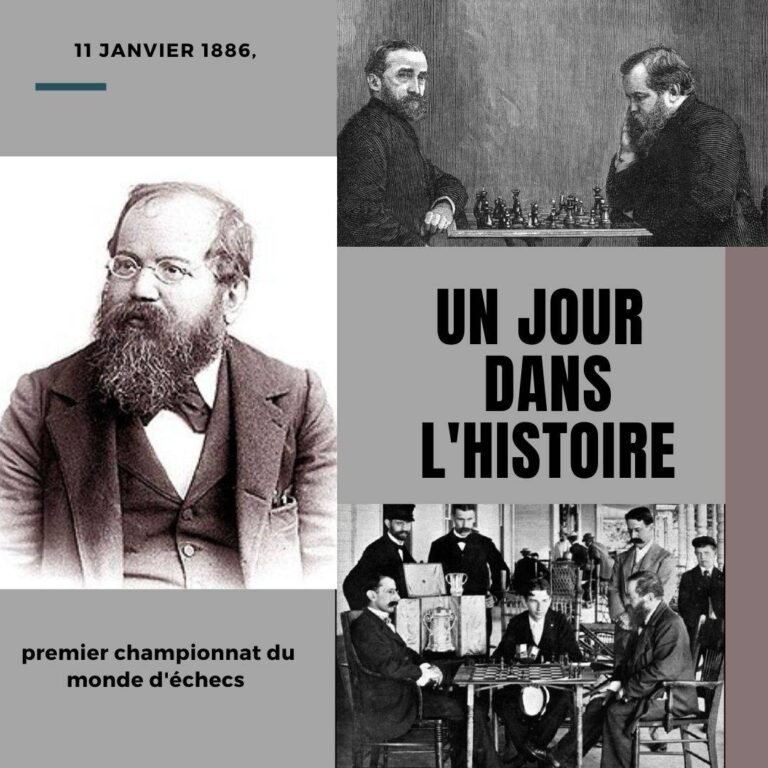 11 janvier 1886, premier championnat du monde d&rsquo;échecs