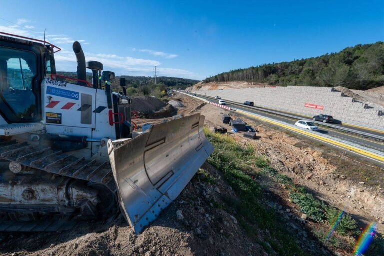 Travaux sur la pénétrante Grasse/Cannes