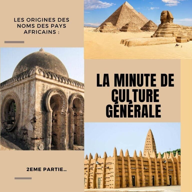 Les origines des noms des pays africains :