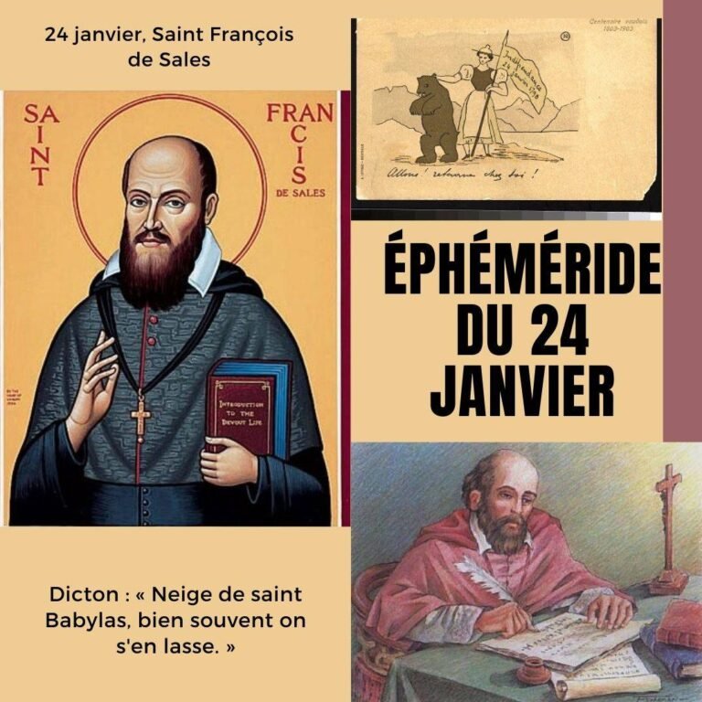 24 janvier, Saint François