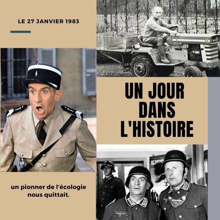 Le 27 janvier 1983, un pionner de l’écologie nous quittait.
