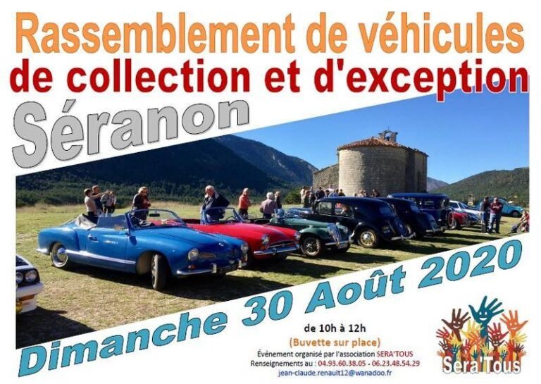 Rassemblement de voitures anciennes et d&rsquo;exception