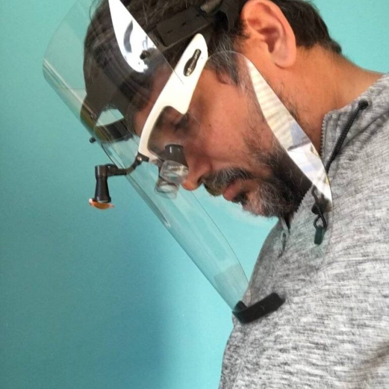 Des visières de protection