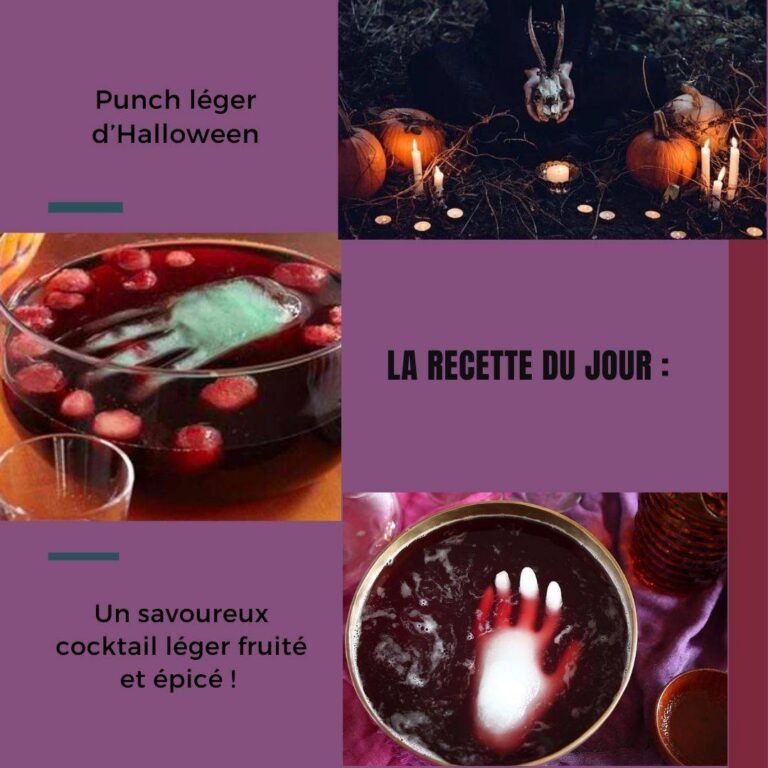 Punch léger d’Halloween