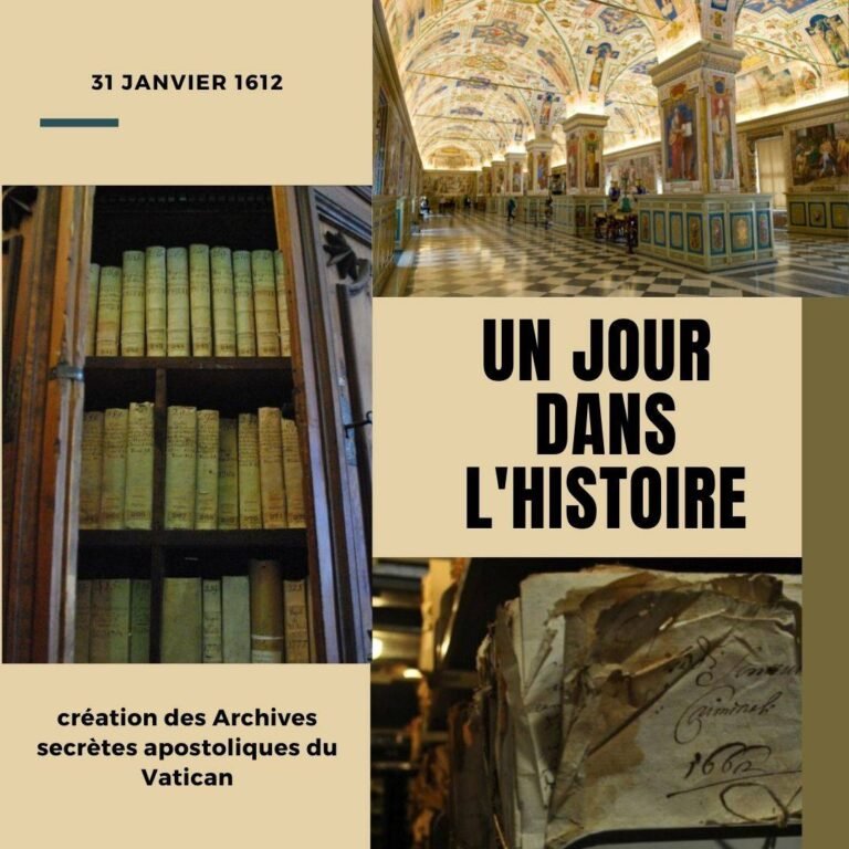 31 janvier 1612, création des Archives secrètes apostoliques du Vatican