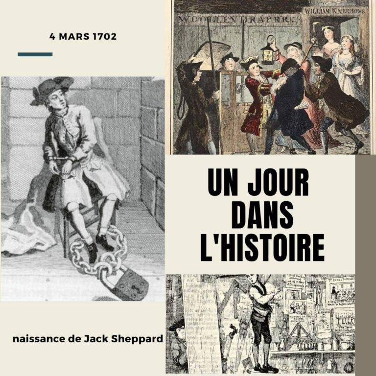 4 mars 1702, naissance de Jack Sheppard