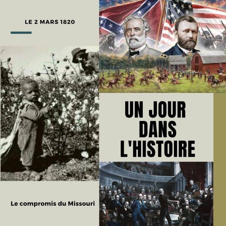 2 mars 1820, Le compromis du Missouri