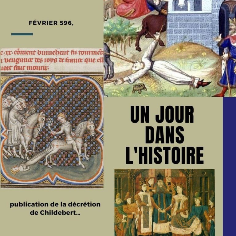 Publication de la décrétion de Childebert…