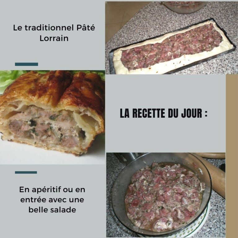 Le traditionnel Pâté Lorrain