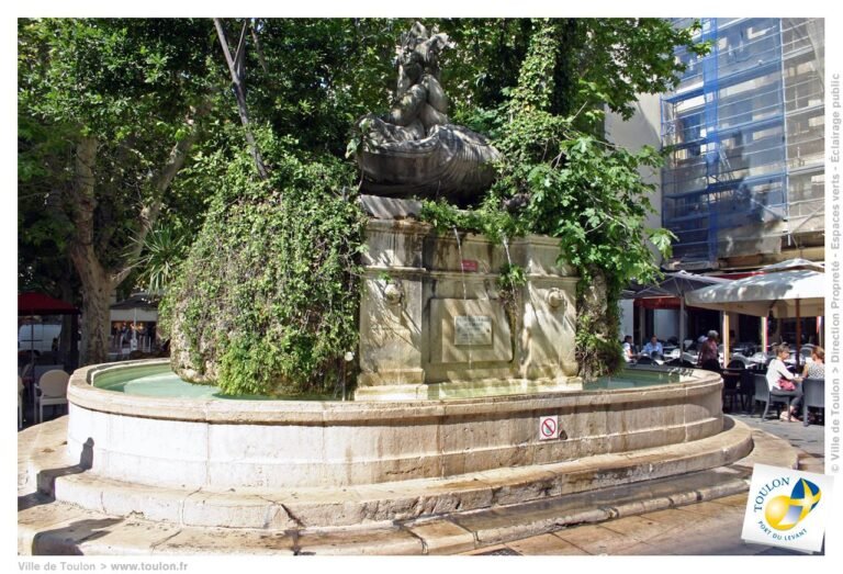 La fontaine de la place Puget
