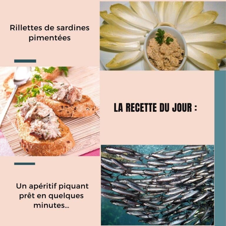 Rillettes de sardines pimentées