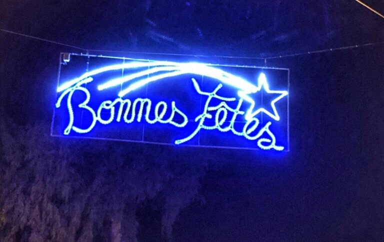Les illuminations de Noël c’est parti