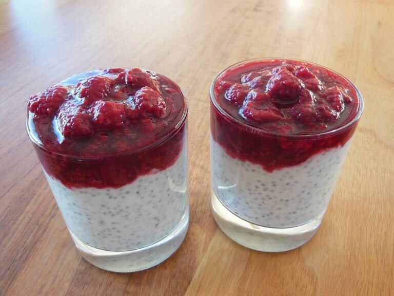 Verrines Framboise-Menthe