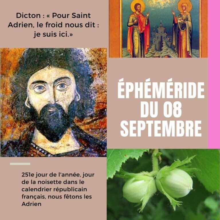 8 septembre, Saint Adrien