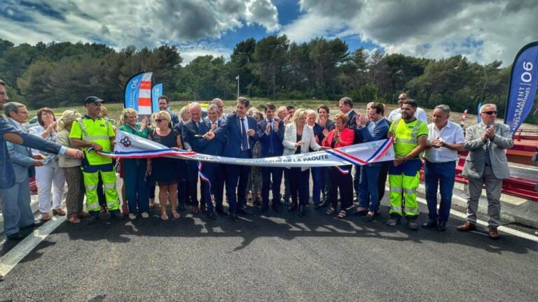 Inauguration de l&rsquo;Échangeur de la Paoute