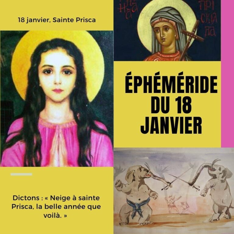 18 janvier, Sainte Prisca