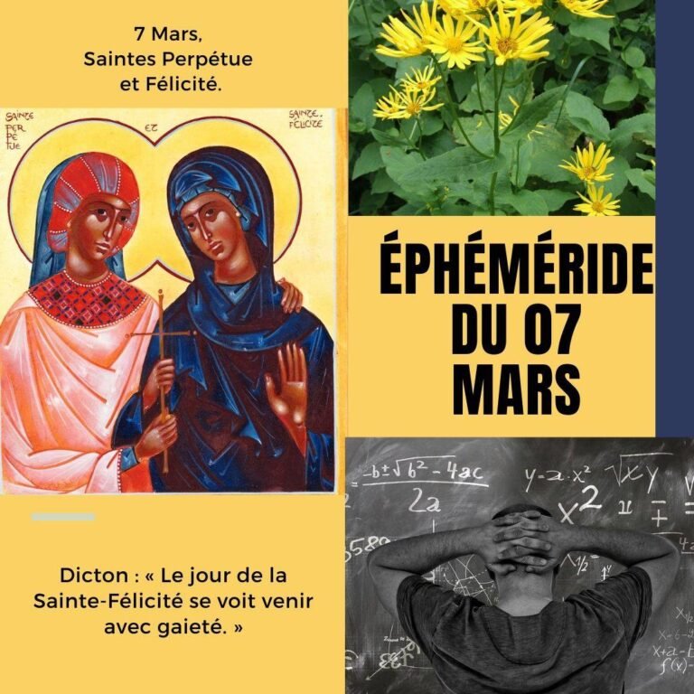 7 Mars, Saintes Perpétue et Félicité.