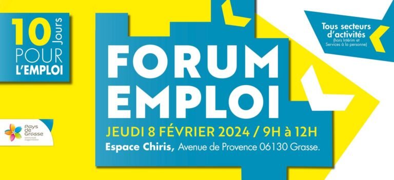 Forum de l&rsquo;Emploi du Pays de Grasse