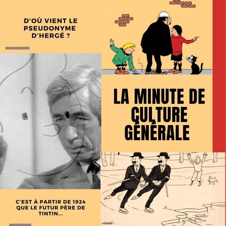 D’où vient le pseudonyme d’Hergé ?