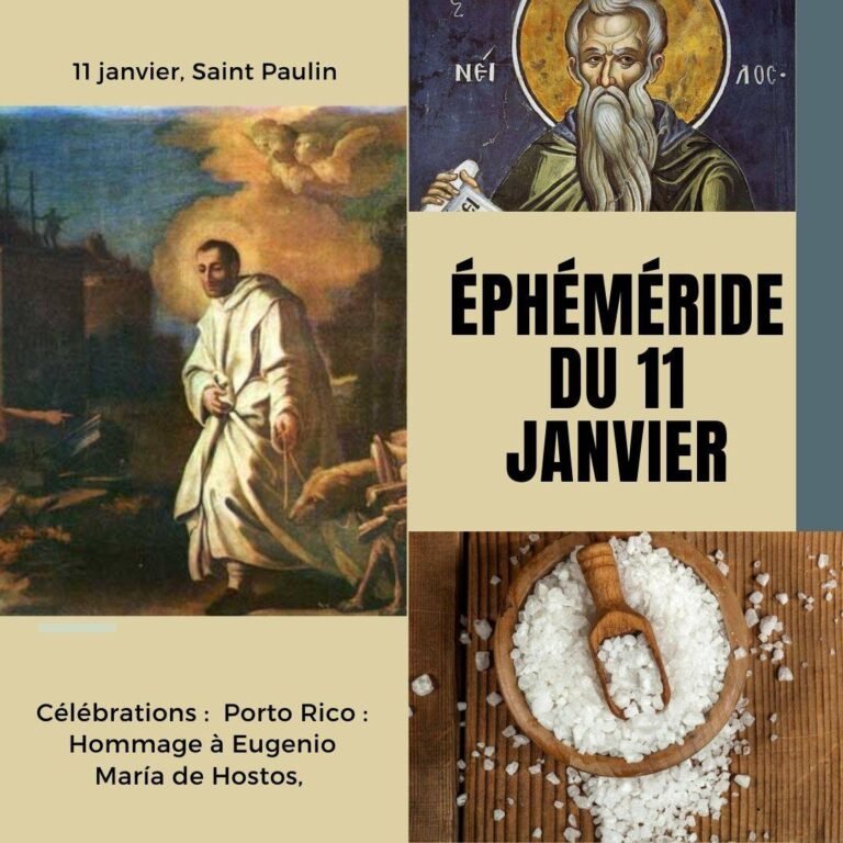 11 janvier, Saint Paulin