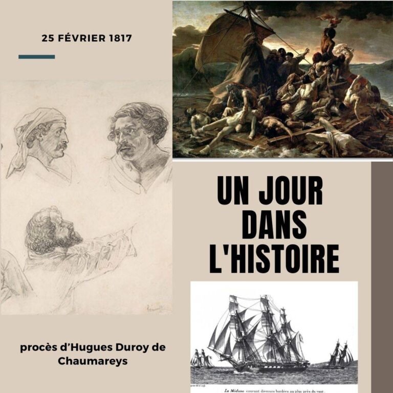 25 février 1817, procès d’Hugues Duroy de Chaumareys