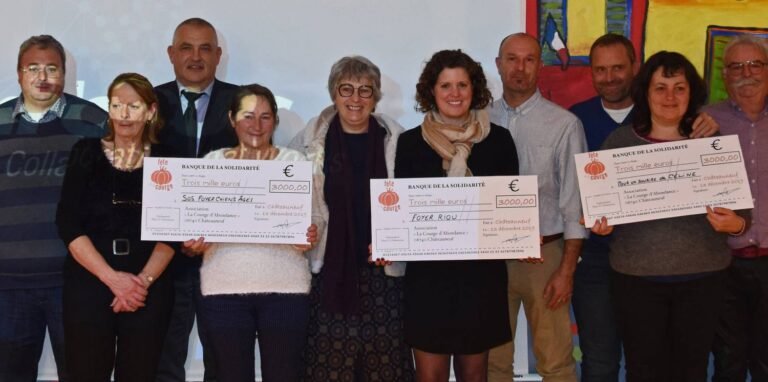Remise des bénéfices de la fête de la Courge