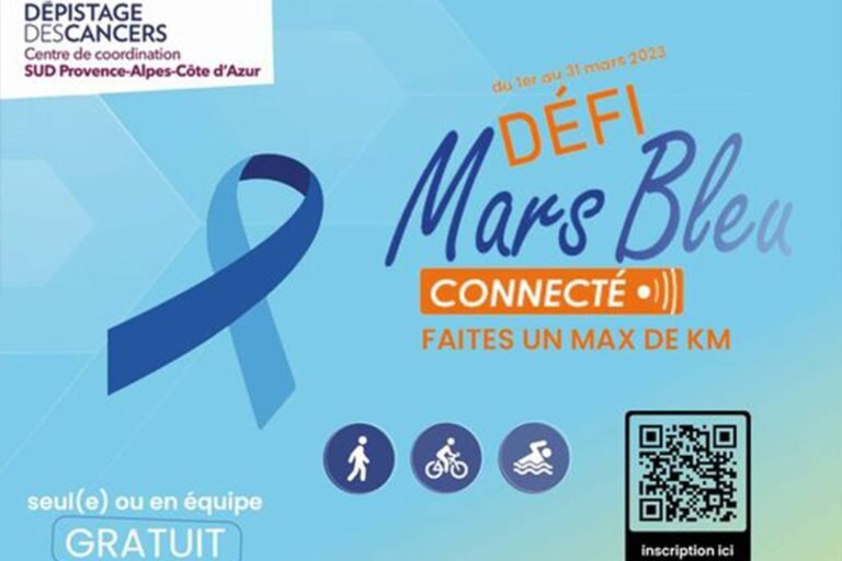 Défi mars bleu connecté