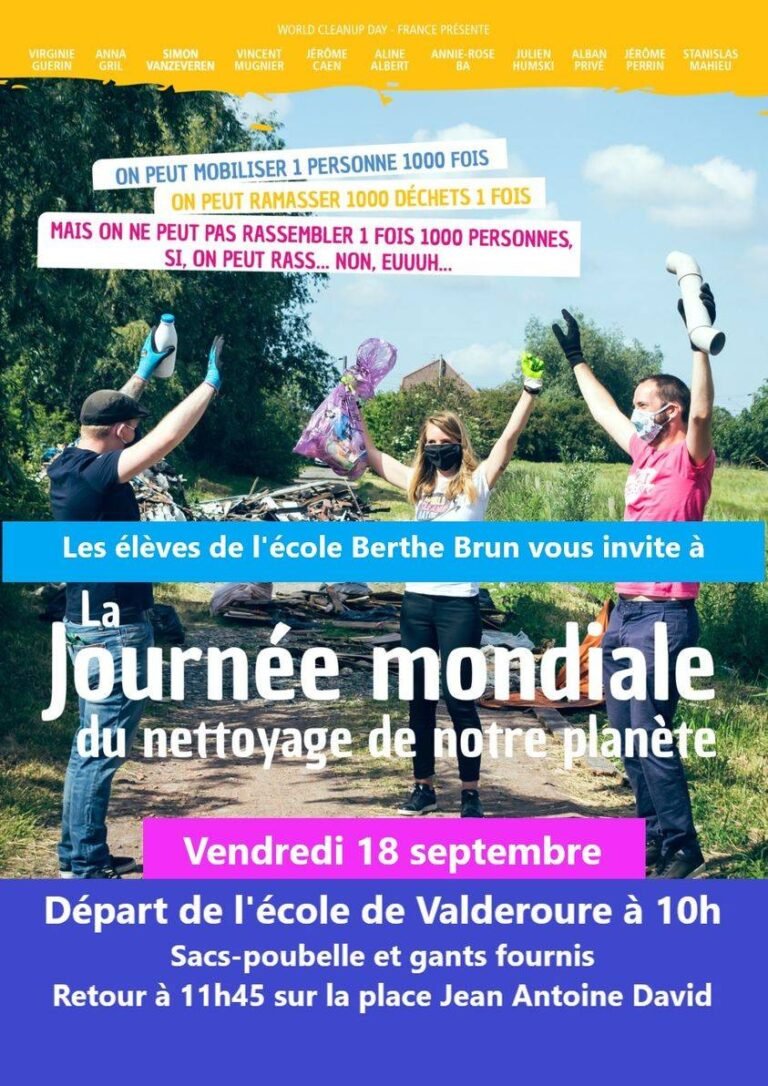 Journée mondiale de nettoyage