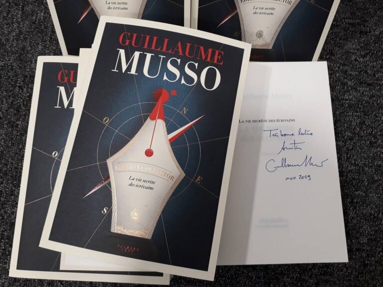 Romans dédicacés de Guillaume MUSSO !