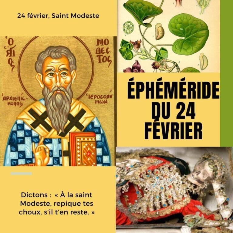 24 février, Saint Modeste