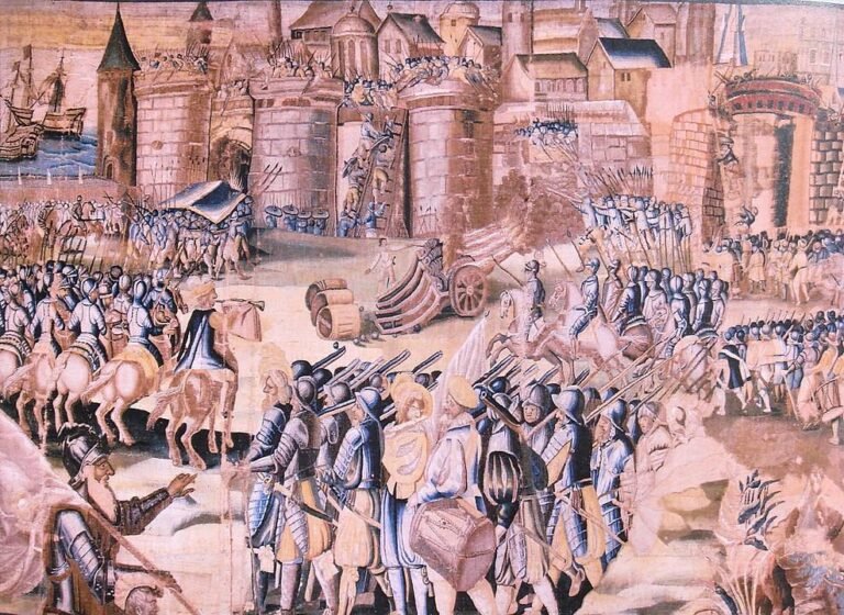 Fin du siège de La Rochelle.