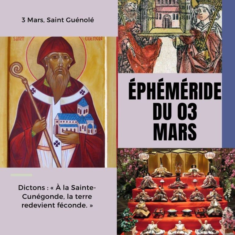 3 Mars, Saint Guénolé