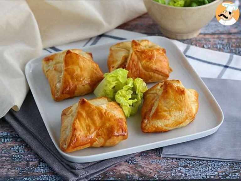 Feuilletés au saumon fumé et chèvre