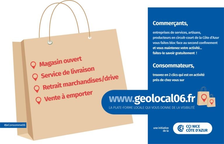 Geolocal06.fr en soutien aux commerçants, artisans et producteurs azuréens