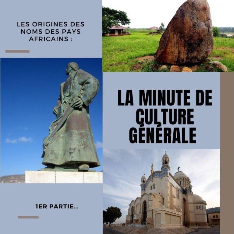 Les origines des noms des pays africains :