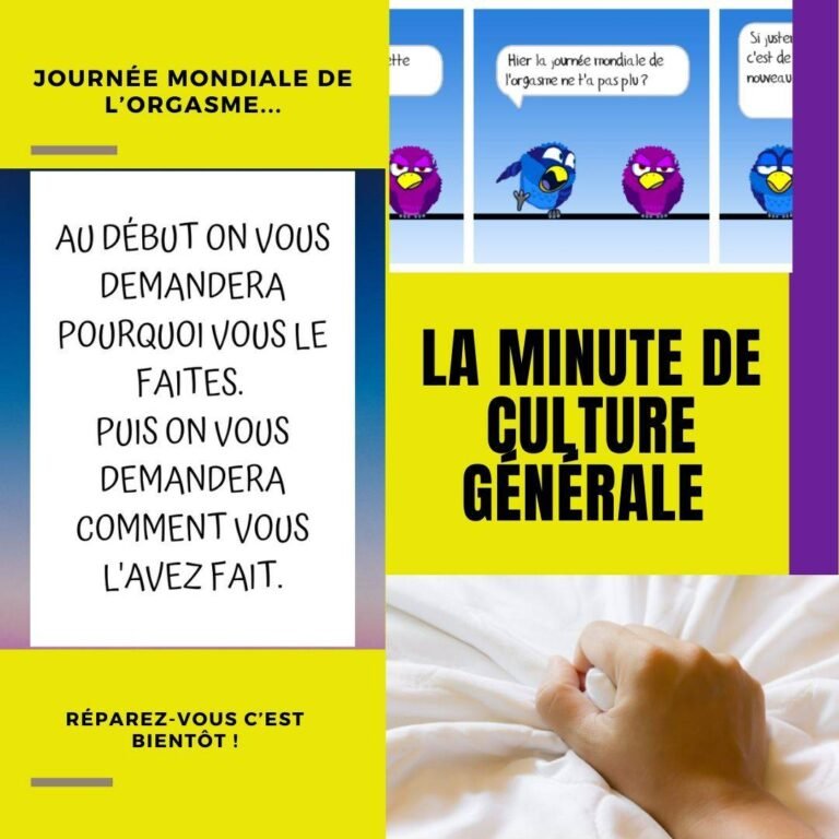 21 décembre, journée mondiale de l’orgasme…