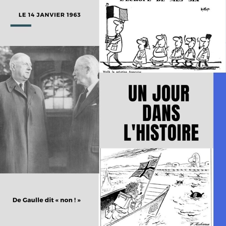 Le 14 janvier 1963, De Gaulle dit « non ! »
