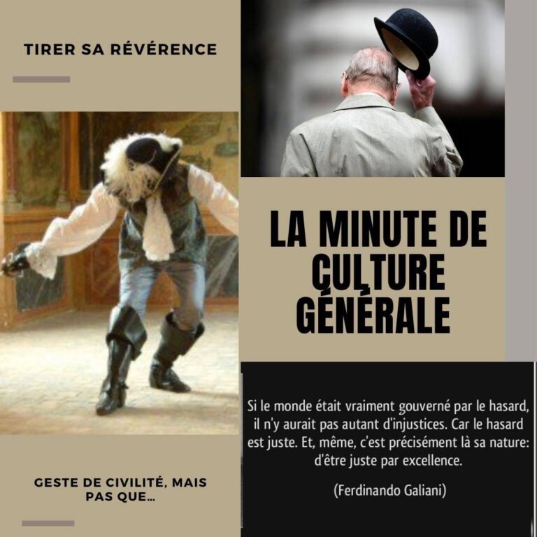 Tirer sa révérence