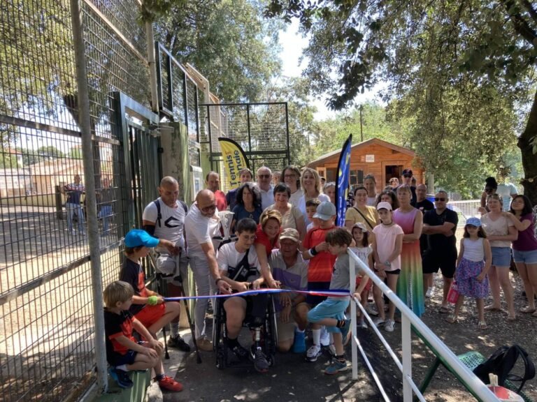 Inauguration de l’accès handicapé du Tennis club de Saint-Jacques