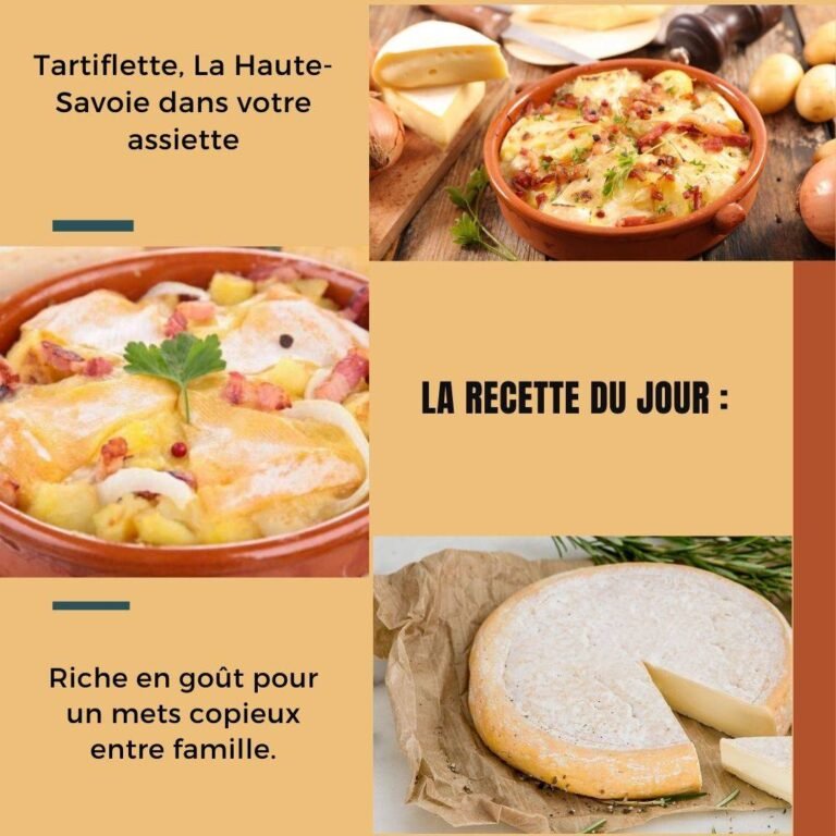 Tartiflette, La Haute-Savoie dans votre assiette