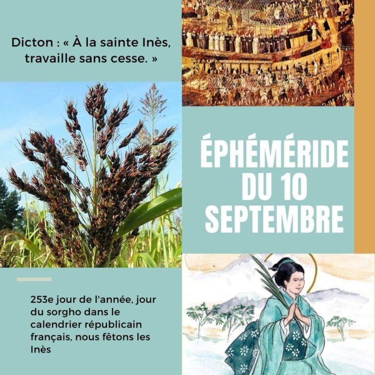 10 septembre, Sainte Inès.