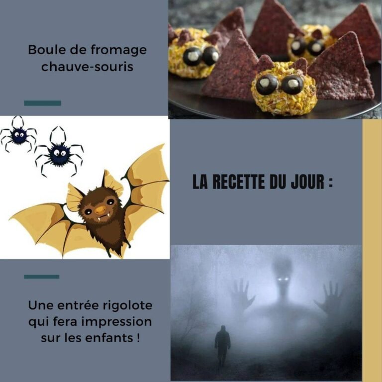 Boule de fromage chauve-souris