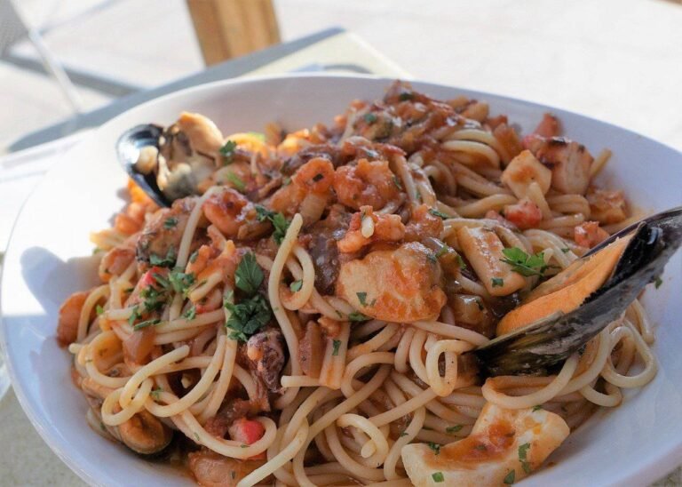 Pâtes aux fruits de mer