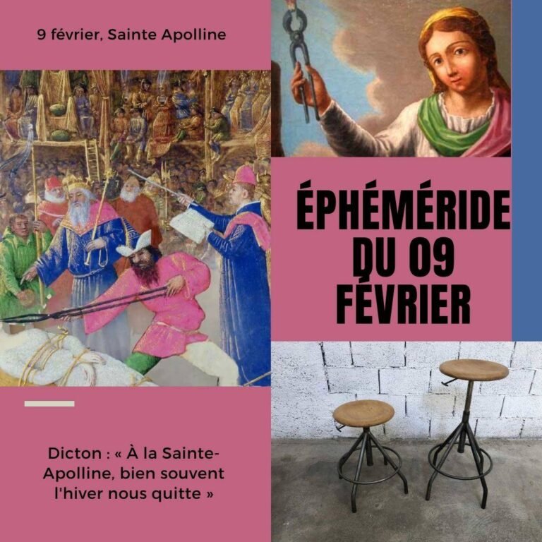 9 février, Sainte Apolline