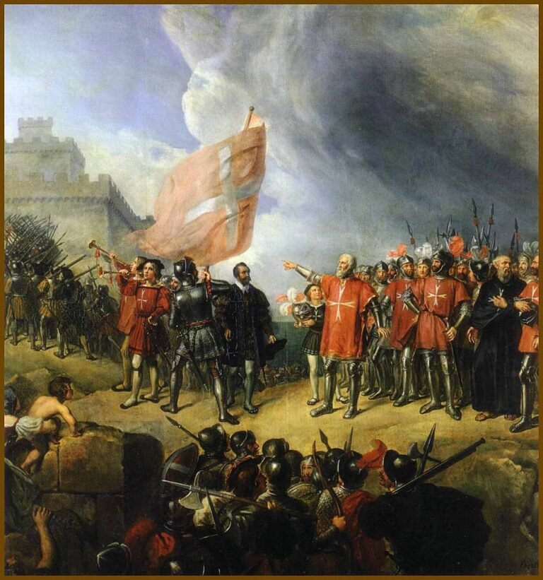 Chute du fort Saint-Elme lors du siège de Malte.