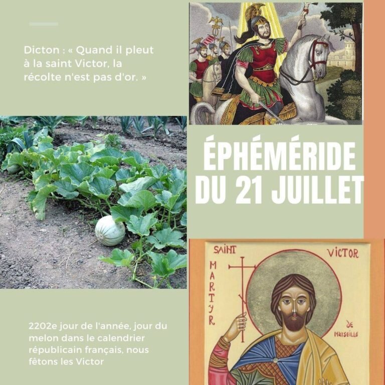 21 juillet, Saint Victor